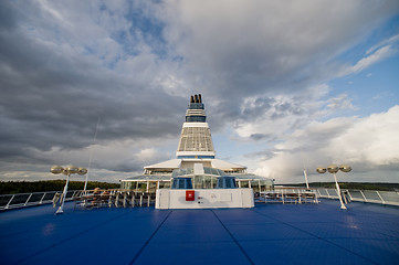 Image showing Onboard cruise ship