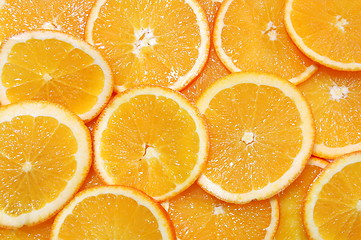 Image showing orange fruit background