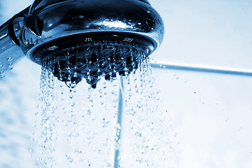 Image showing shower and water