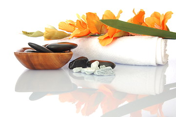 Image showing wellness zen and spa