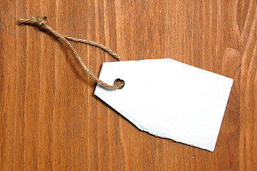Image showing blank price tag