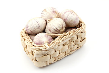 Image showing garlic isolated on white