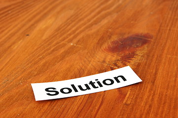 Image showing business solution