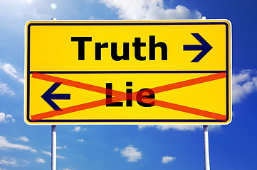 Image showing truth or lie