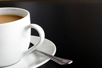 Image showing cup of coffee and copyspace