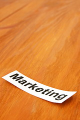 Image showing marketing concept