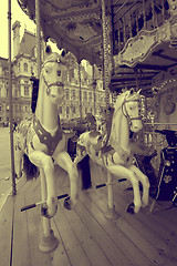 Image showing Carousel horse ride