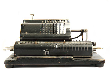 Image showing very old calculator