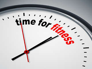 Image showing time for fitness