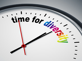 Image showing time for diversity