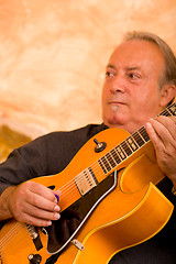 Image showing Jazz guitarist