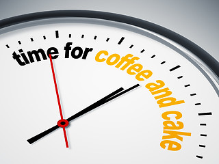 Image showing time for coffee and cake