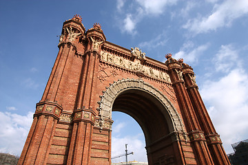 Image showing Barcelona - Triumphal Arch