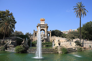 Image showing Park in Barcelona