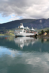 Image showing Cruise ship in Norway