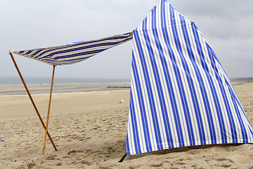 Image showing A beach hut