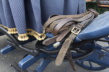Image showing Close-up of horse-riding equipment 