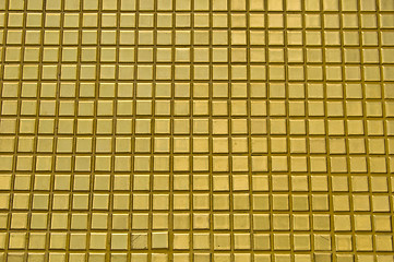 Image showing Golden tiles