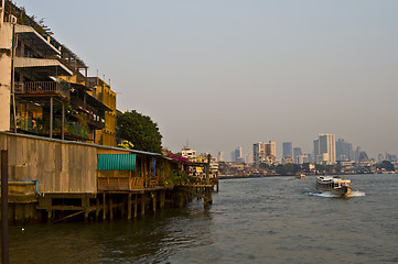 Image showing Bangkok and its river