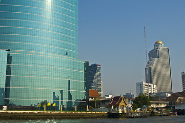 Image showing Bangkok and its river