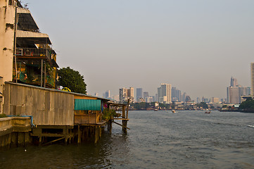Image showing Bangkok and its river
