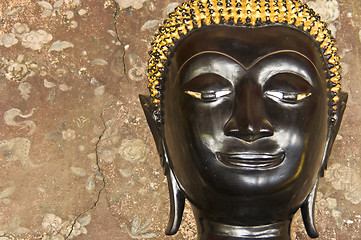 Image showing Black buddha