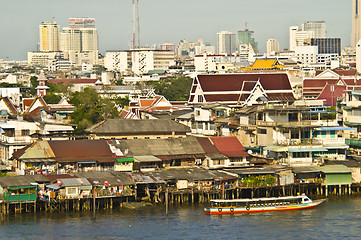 Image showing Bangkok and its river