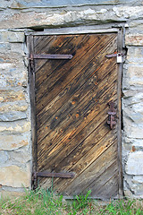 Image showing Old norwegian door