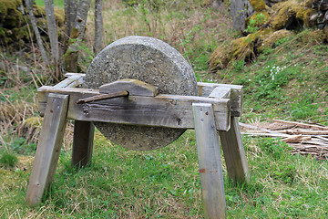 Image showing Old norwegian farm detail