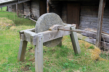 Image showing Old norwegian farm detail