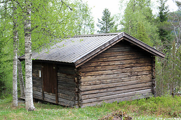 Image showing Old Norwegian cabin