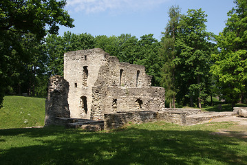 Image showing Ruins of a castle 