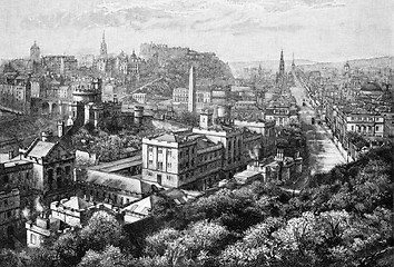 Image showing Edinburgh from Calton Hill