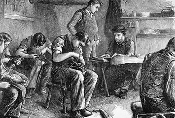 Image showing Shoemaking