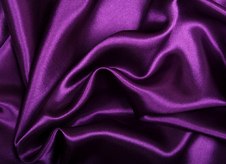 Image showing Smooth elegant lilac silk as background 
