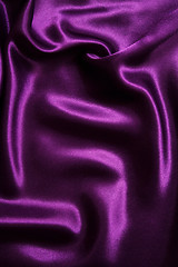 Image showing Smooth elegant lilac silk 