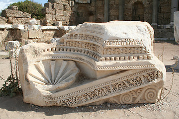 Image showing Turkey. Side. Marble ruins