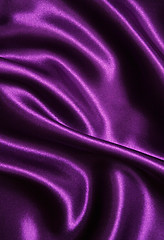 Image showing Smooth elegant lilac silk 