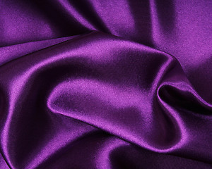 Image showing Smooth elegant lilac silk as background 