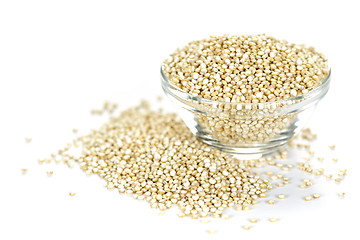 Image showing Quinoa grain in bowl