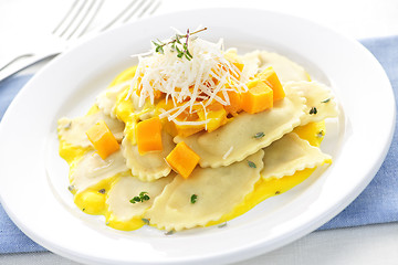 Image showing Ravioli dinner