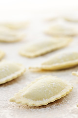 Image showing Uncooked ravioli