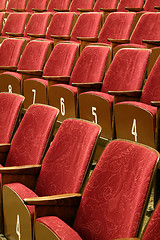 Image showing cinema seats