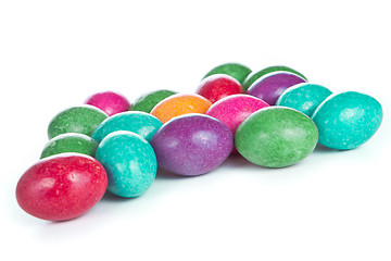 Image showing easter eggs isolated