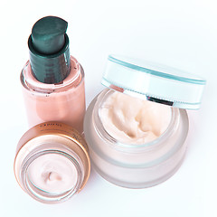 Image showing creams and makeup