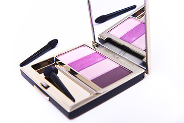 Image showing set of eyeshadows