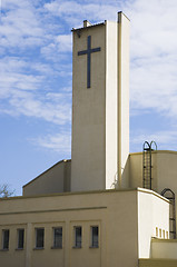 Image showing modern Lutheran church 