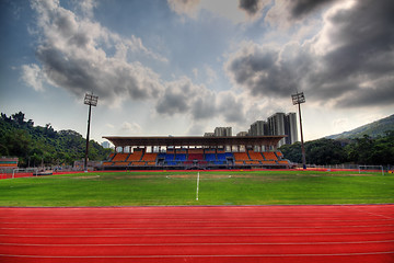 Image showing Track Lanes and Stadium 