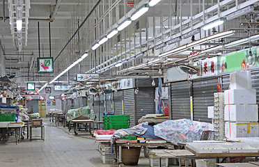 Image showing hongkong indoor market building closed