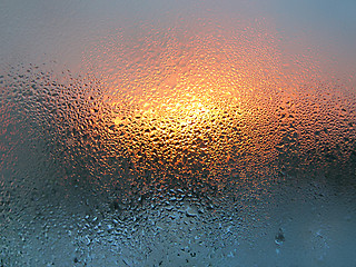 Image showing water drop and sunlight